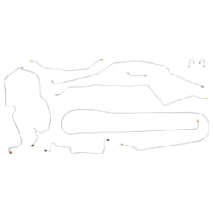(1970) Brake Line Set-2wd-Long-Coil-Manual